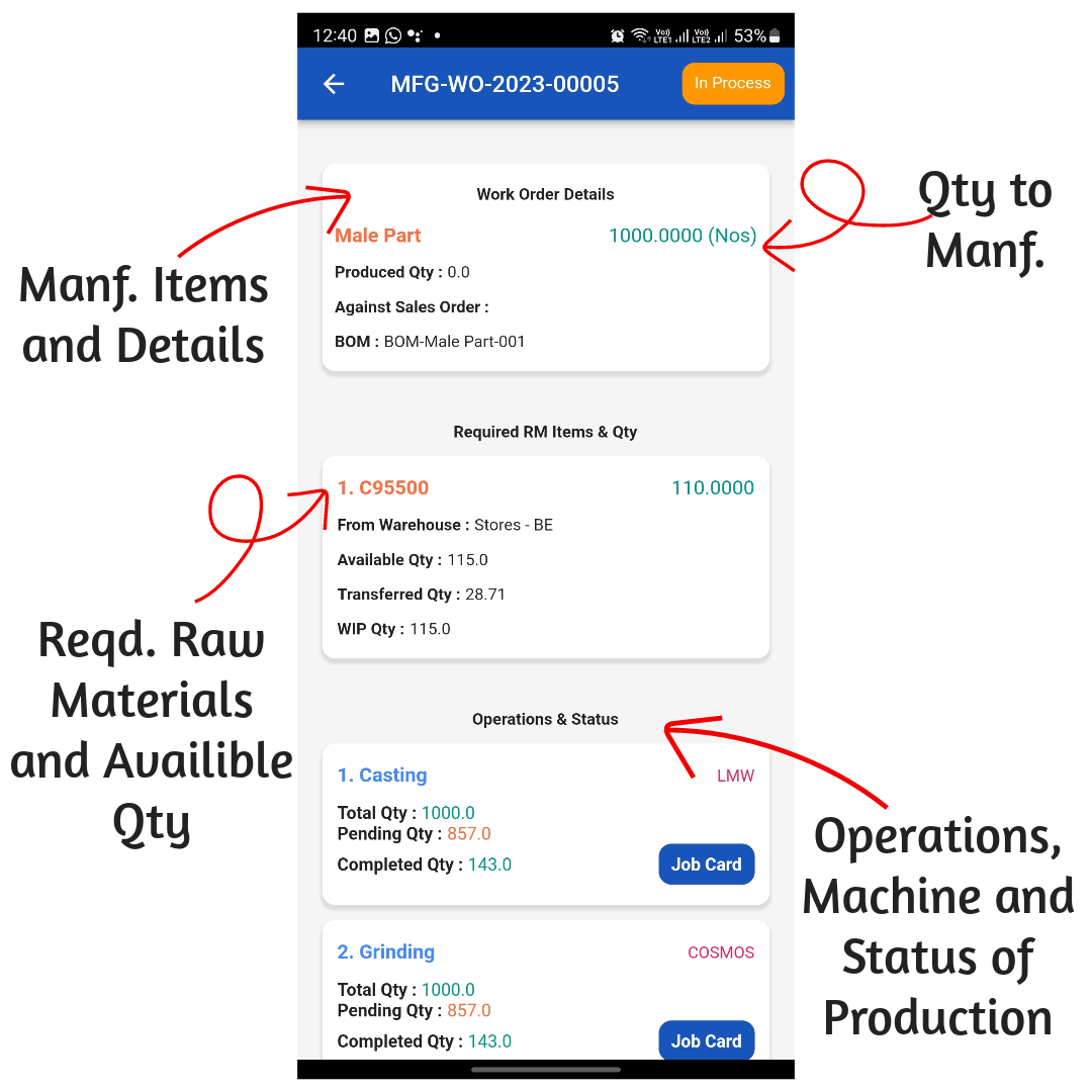 Production Mobile Application with ERPNext and Flutter